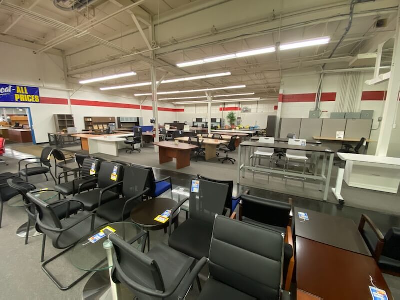 In Stock new and used conference tables and adjustable desks furniture indianapolis, indiana