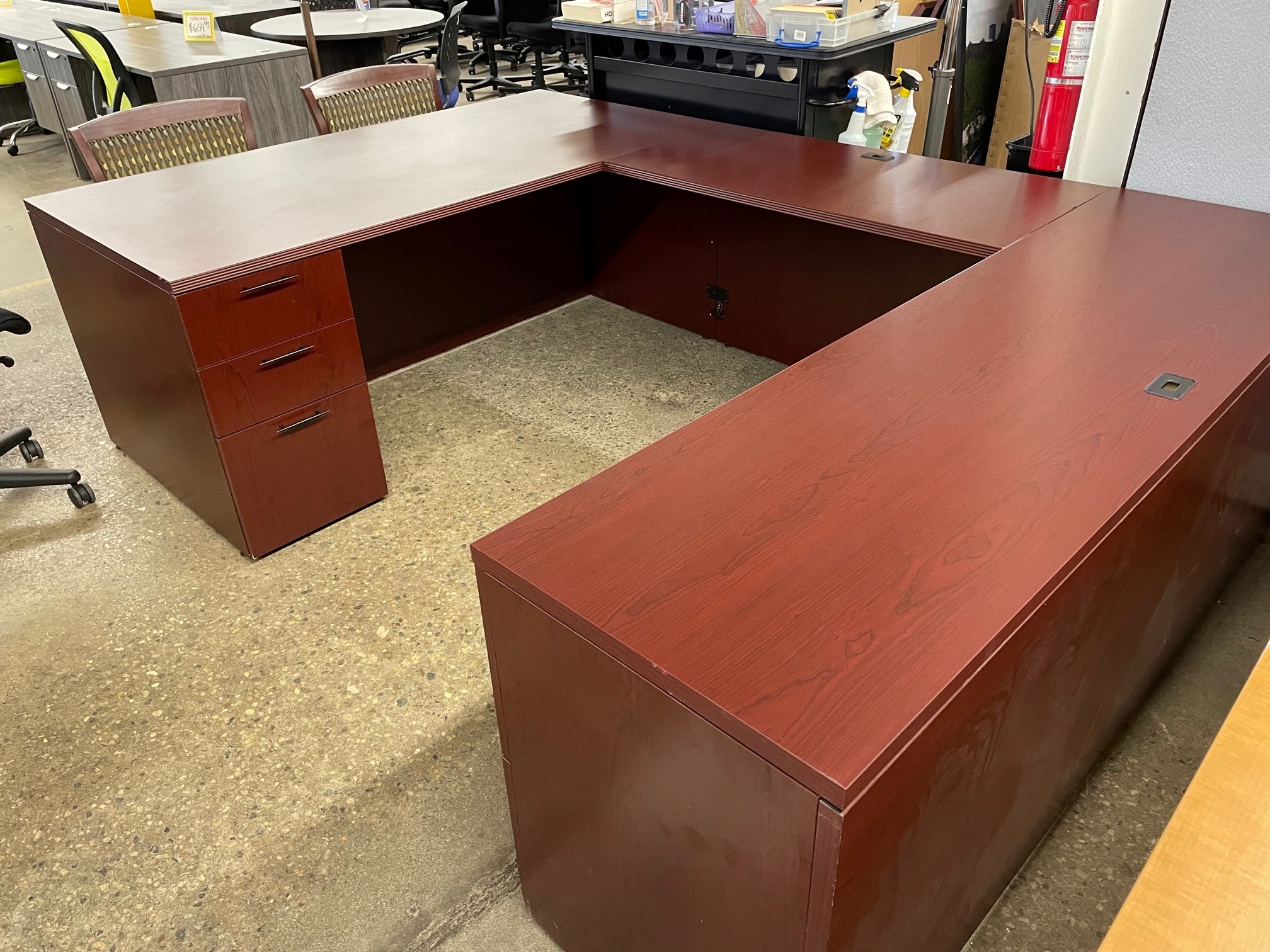 Used office desk furniture hotsell