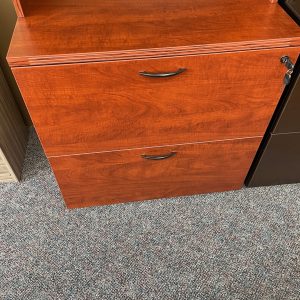 "BUDGET SAVER" Commercial Grade 2-Dr. Lateral File/Bookcase Hutch Set