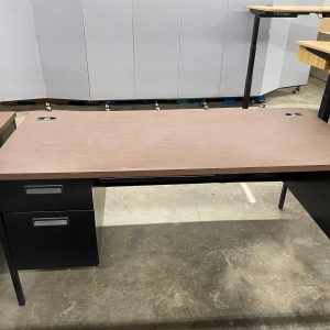 Used Hon single Ped. Desk