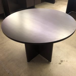 Espresso 42" Round Conference Table