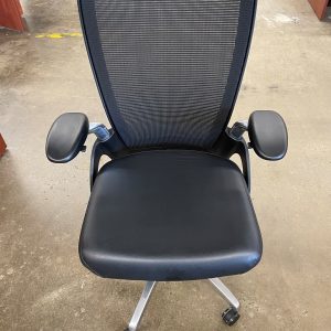Used HON Leather/Chrome Chairs